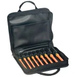 Klein Tools 9-Piece Insulated Nut Driver Set with Cushion Grip Handles and Nylon Case thumbnail 1