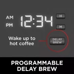 Ninja 12-Cup Programmable Drip Coffee Maker, Black Stainless Steel thumbnail 3