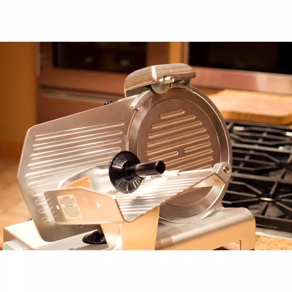 Weston Pro-Series 10 in. Electric Meat Slicer, 200W, Silver