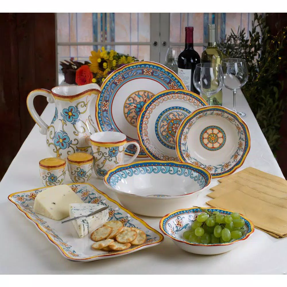 Euro Ceramica Duomo 12 in. Stoneware Serving Bowl