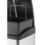 Step N' Sort 12 Gal. 3-Compartment Stainless Steel Trash Can and Recycling Bin with Step Pedals thumbnail 7
