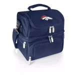 ONIVA Pranzo Denver Broncos Navy Insulated Lunch Bag with Cutlery Set thumbnail 1
