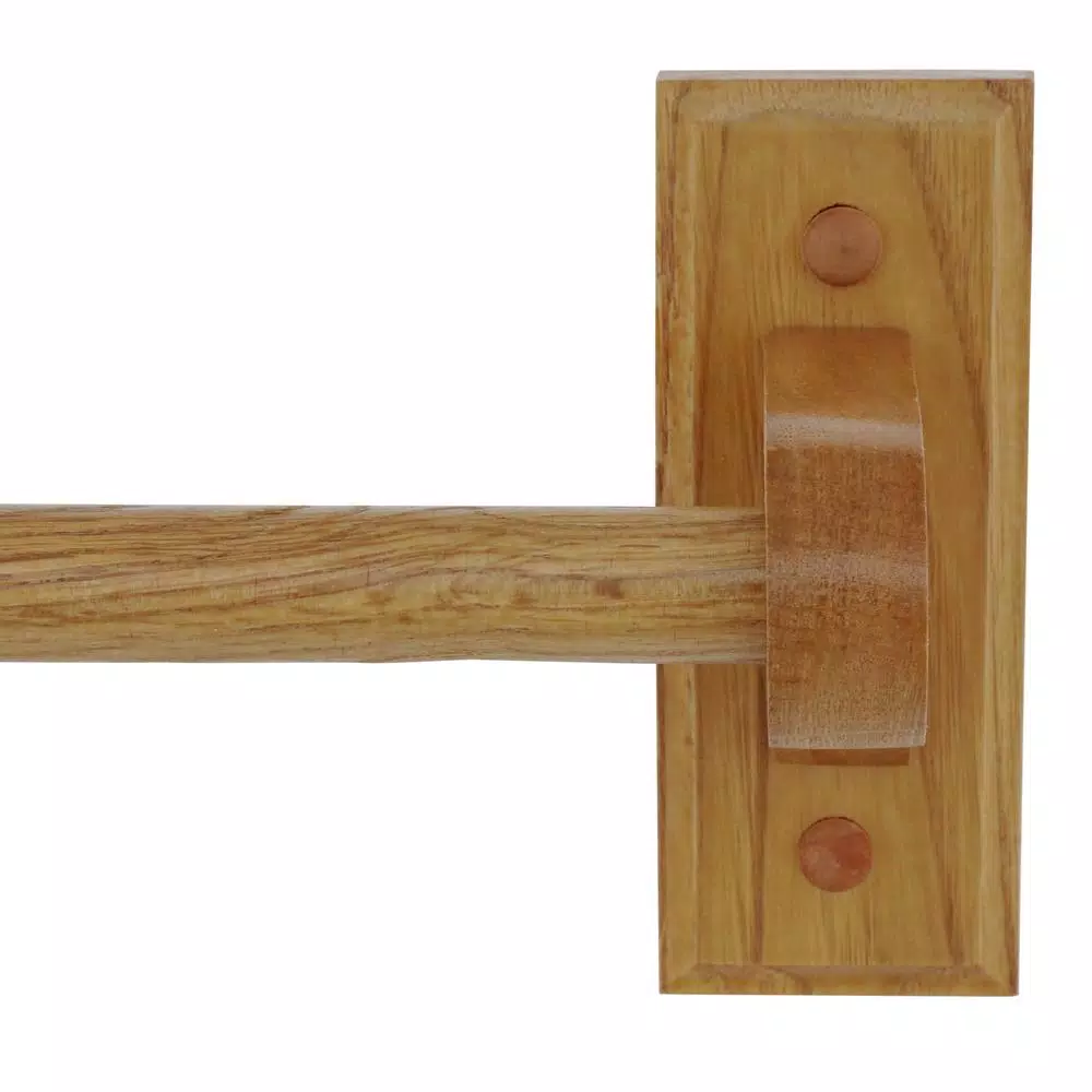 Design House Dalton 4-Piece Bathroom Hardware Kit, Honey Oak Finish