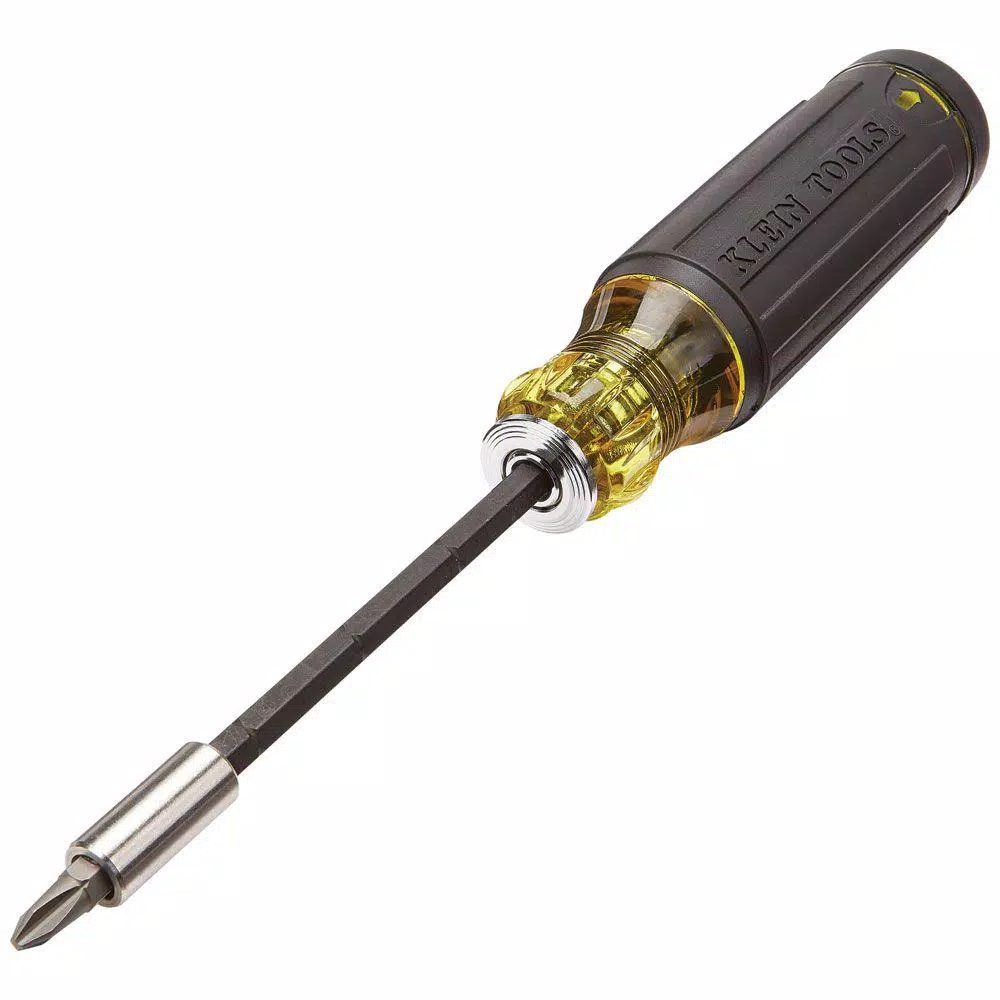 Klein Tools 14-in-1 Multi-Bit Adjustable Length Screwdriver with Impact Rated Blade