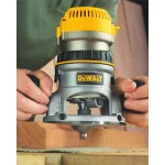 DEWALT DW618PKB 2-1/4 HP 12 Amp Corded Fixed and Plunge Base Router Combo Kit thumbnail 8