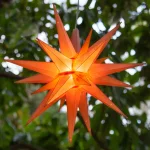 Kringle Traditions 14 in. Illuminated LED Amber Moravian Star Holiday Decoration thumbnail 2
