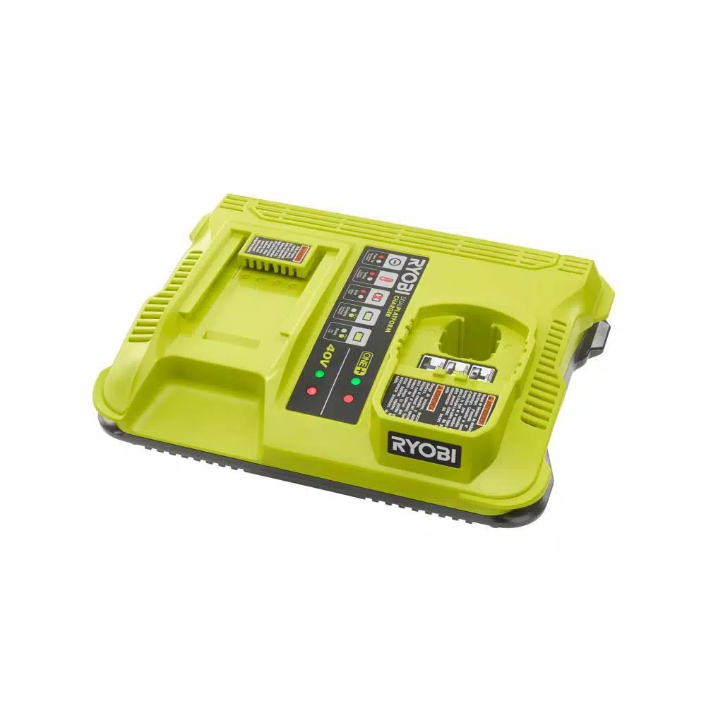 RYOBI ONE+ Dual Platform Charger for 18V and 40V Batteries