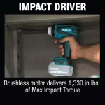 Makita 18V LXT Brushless 4-Function Hybrid Impact Hammer Driver Drill (Tool Only) thumbnail 11