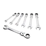 DEWALT DWMT74196 Metric Ratcheting Flex Head Combination Wrench Set, 7-Piece thumbnail 5