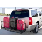 Erickson 60 in. x 20 in. Steel Folding Hitch Cargo Carrier, 500 lb. Capacity for 2 in. Receiver thumbnail 4