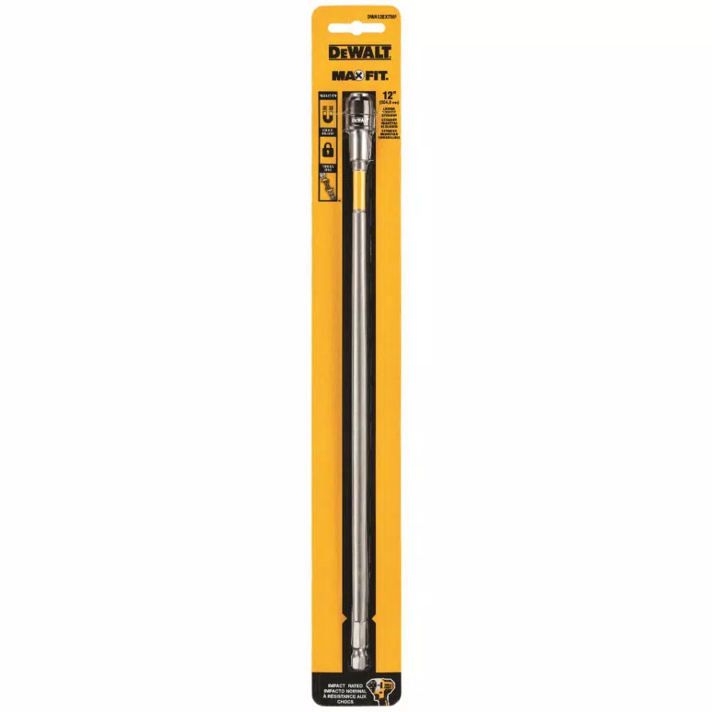 DEWALT MAXFIT 12 in. Bit Extension with Quick-Release and Magnetic Ring