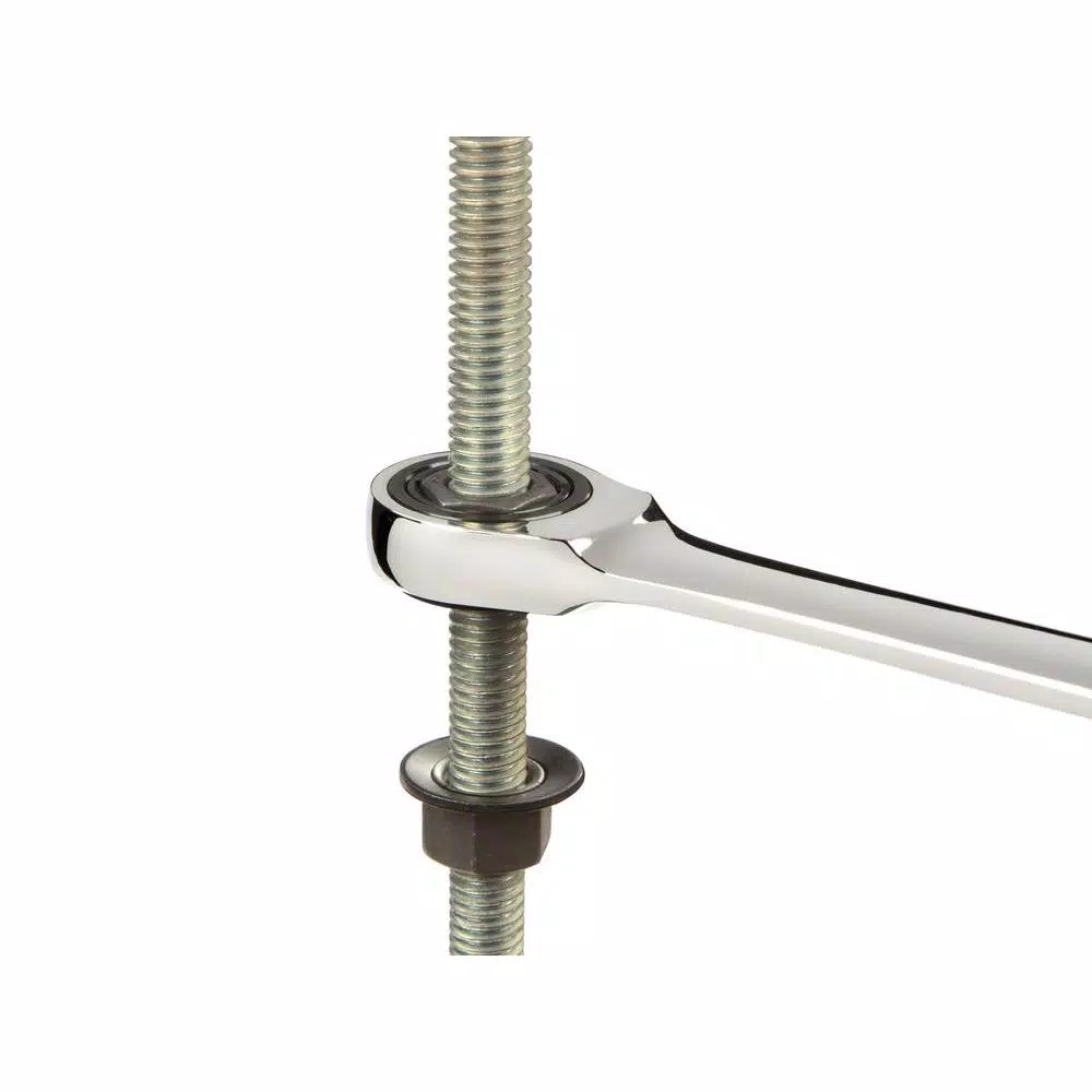 TEKTON 20 mm Ratcheting Combination Wrench, 6-Point Box End, 72-Tooth Gear