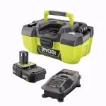 RYOBI 18V ONE+ 3 Gallon Project Wet/Dry Vacuum Kit with 2.0 Ah Battery and Charger thumbnail 1