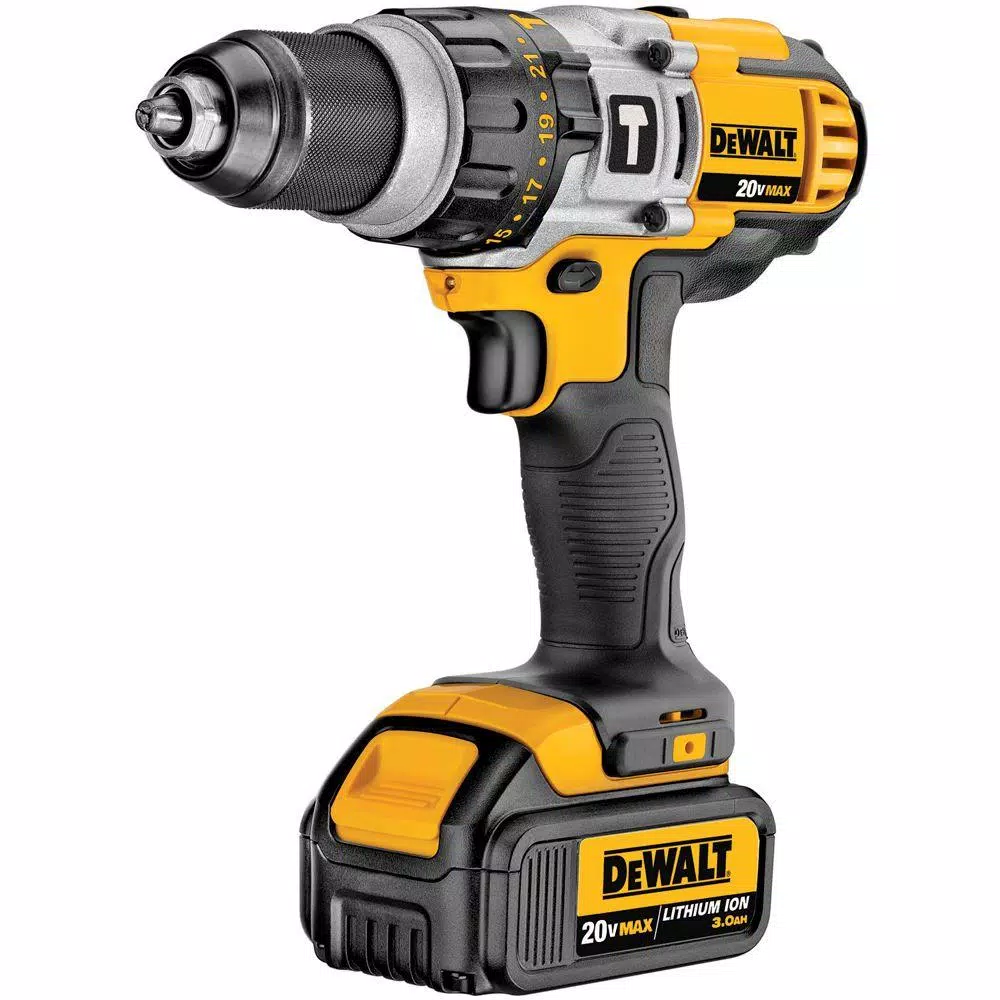 DEWALT 20V MAX Cordless Hammer Drill and Impact Driver Combo Kit with (2) 3.0 Ah Batteries & Charger