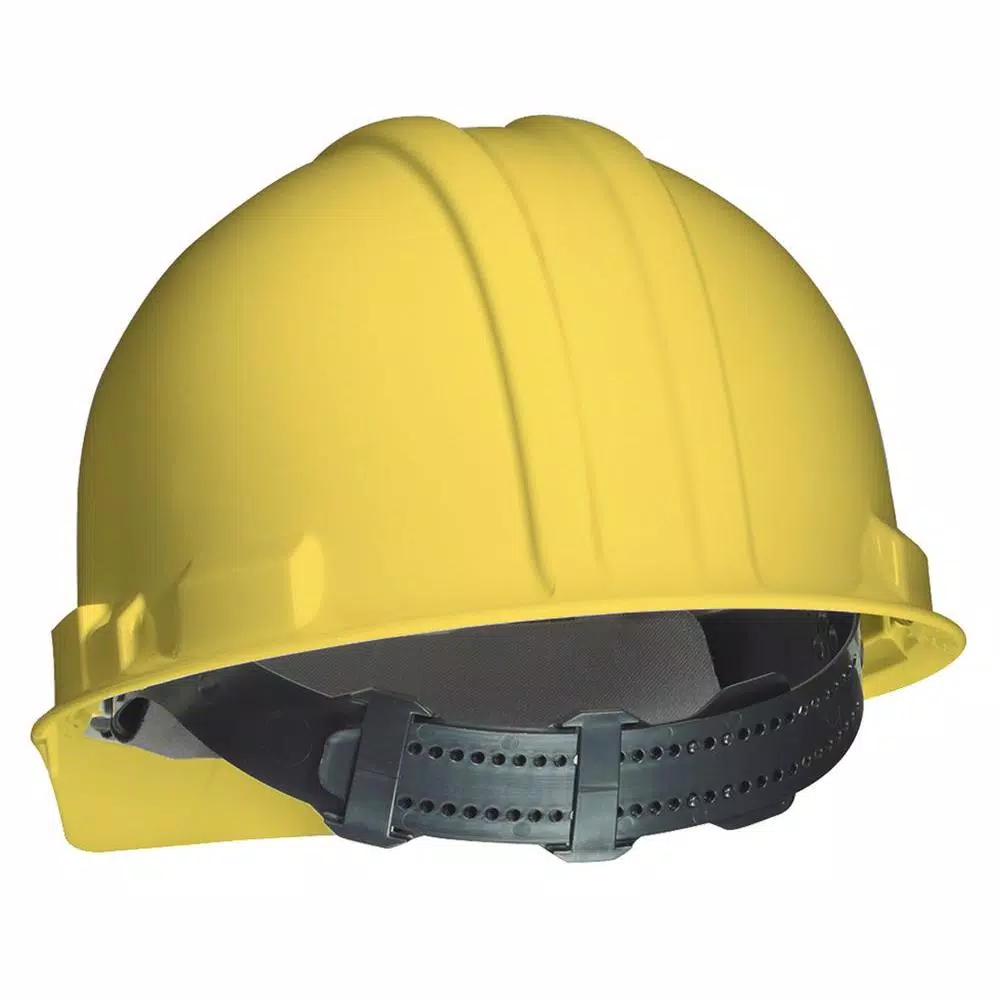 3M Yellow Non-Vented Hard Hat with Pinlock Adjustment, Type 1 Class G/E