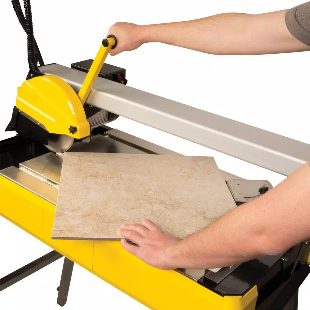 QEP 24 in. Bridge Wet Tile Saw with 1 HP Brushless Motor and 8 in. Diamond Blade