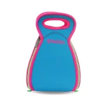 FLATBOX Light Blue and Pink Neoprene Lunch Bag and Placemat Set thumbnail 1