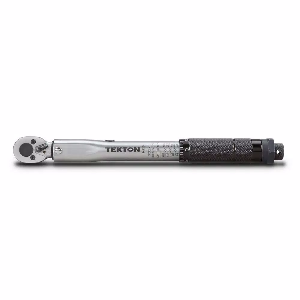 TEKTON 1/4 in. Drive Click Torque Wrench, 20-200 in.-lb.