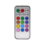 LUMABASE 3-Piece Round Flameless LED Wax Candle Set with Remote Control, Color Changing Pillar Candles thumbnail 8