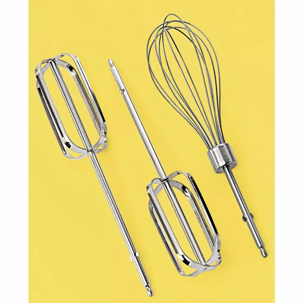 Hamilton Beach 6-Speed Hand Mixer with Snap-On Storage Case, White