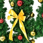 Costway 7 ft. Pre-Lit Artificial Cactus Christmas Tree with 160 LED Lights and Ball Ornaments thumbnail 7