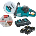 Makita 18V X2 (36V) LXT Brushless 9 in. Cordless Power Cutter Kit with 4 Batteries and Charger thumbnail 1