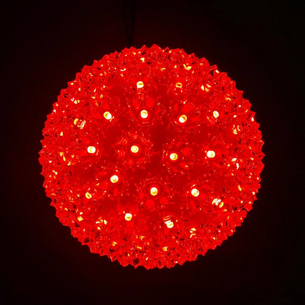 HOLIDYNAMICS HOLIDAY LIGHTING SOLUTIONS 7.5 in. Dynamic RGB Premier Orb - Multi-Color LED Lighted Sculpture