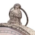 IMAX Norida Rust Iron Rustic Desk Clock with Roman Numerals and Quartz Movement thumbnail 4