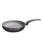 AMERCOOK Lava Stone 8.7 in. Aluminum Nonstick Frying Pan, Gray thumbnail 1
