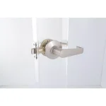 Toledo Fine Locks Segovia Satin Stainless Steel Passage Lever Set thumbnail 2