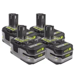 Ryobi 18V ONE+ LITHIUM+ HP High Capacity 4.0 Ah Lithium-Ion Battery 4-Pack thumbnail 1