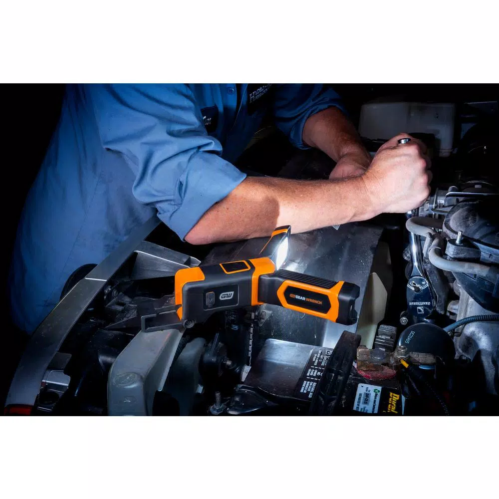 GearWrench 1000 Lumens Rechargeable Wing Light with COB Technology