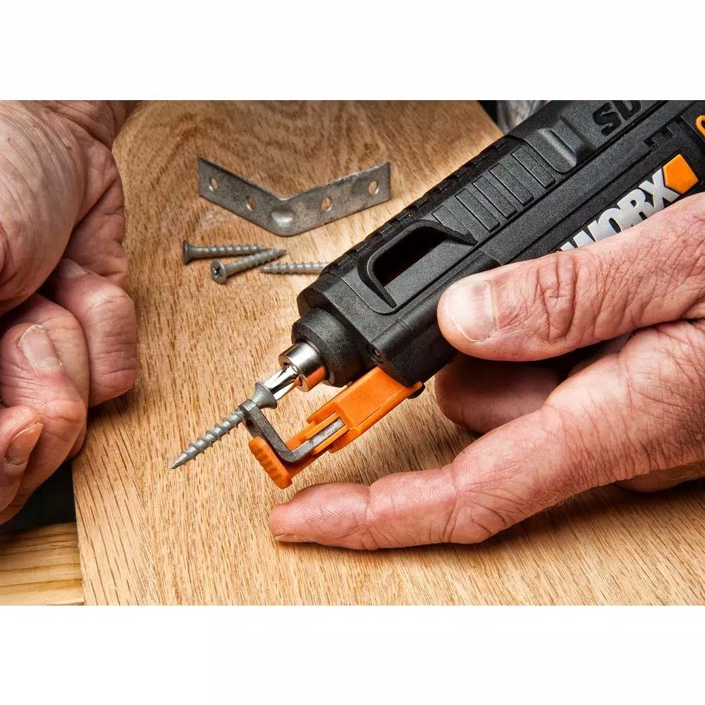 WORX 4V Lithium-Ion 1/4 in. Cordless Driver with Integrated Screw Holder and Bit Changer