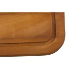ALFI BRAND Iroko Wood Cutting Board - Large Rectangular Butcher Block for Kitchen & Serving thumbnail 6