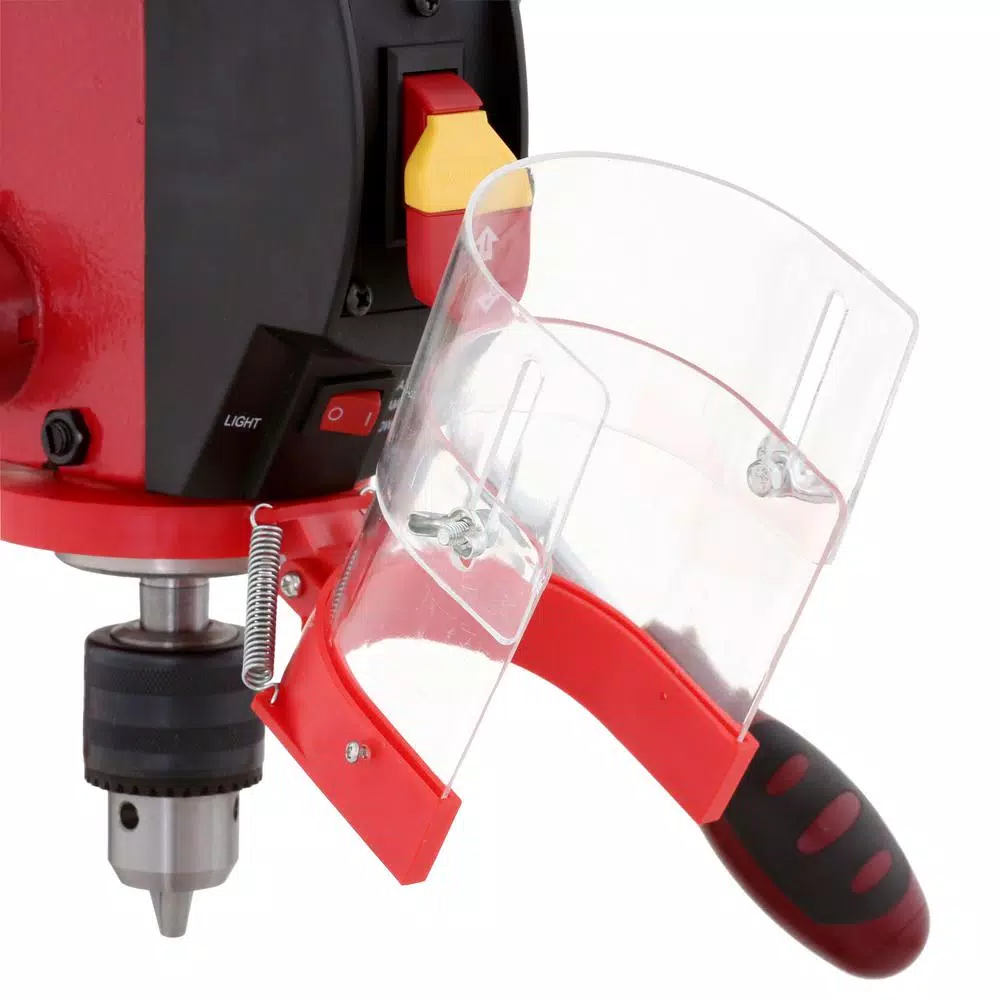 General International 10 in. Drill Press with 5-Speed Variable Control, Laser Guide, and LED Light