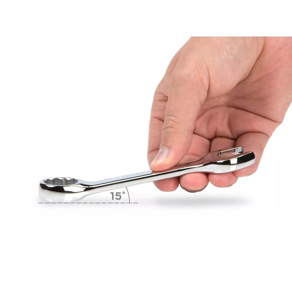 TEKTON 3/4 in. Stubby Combination Wrench, Chrome Vanadium Steel