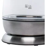 Brentwood Appliances KT-1910BK 1 Liter Cordless Glass Electric Kettle, 4.2-Cup, Black thumbnail 6