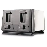 Brentwood 4-Slice Black Designer Toaster with 6 Browning Settings thumbnail 2