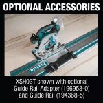 Makita 18V LXT Brushless 6-1/2 in. Cordless Circular Saw with Electric Brake (Tool Only) thumbnail 15