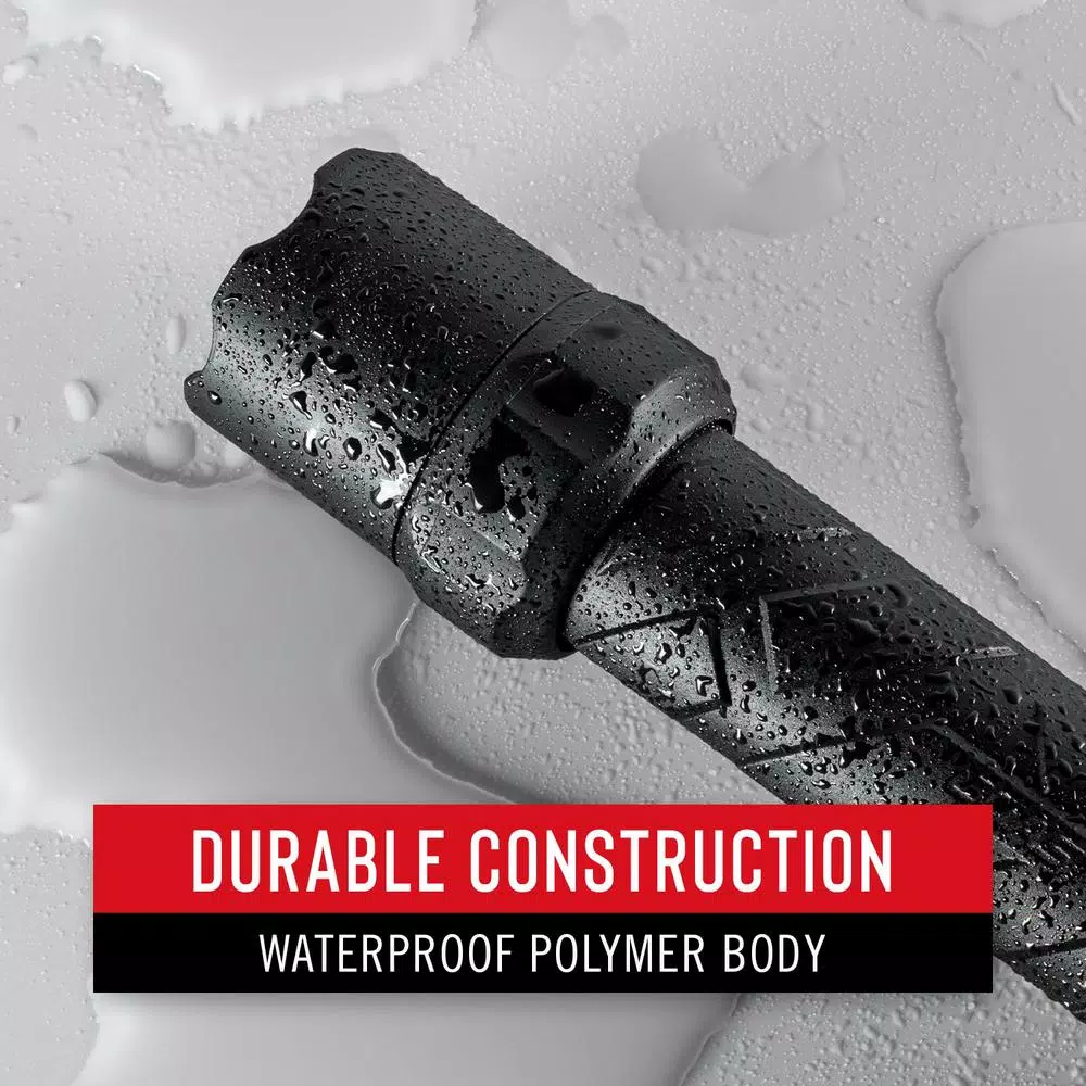 COAST Polysteel 400R 400 Lumen Rechargeable Waterproof LED Flashlight with Twist Focus
