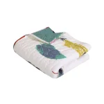 Greenland Home Fashions Dream Catcher Multicolored Quilted Cotton Throw, Southwestern Reversible Feather Print thumbnail 4