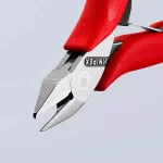 KNIPEX 4-1/2 in. Electronics Diagonal Cutters with Pointed Head and Flush Cut thumbnail 2