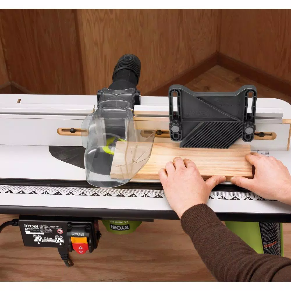 RYOBI Universal Router Table, 32 in. x 16 in. with 5 Throat Plates