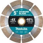 Makita 5 in. Segmented Rim Diamond Blade for Masonry, Brick, and Concrete thumbnail 1