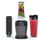 NINJA Nutri Ninja 24 oz. 2-Speed Blender with FreshVac Technology, Dark Grey thumbnail 2