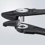 KNIPEX 8 in. High Leverage Angled Diagonal Cutting Pliers with Comfort Grip thumbnail 3