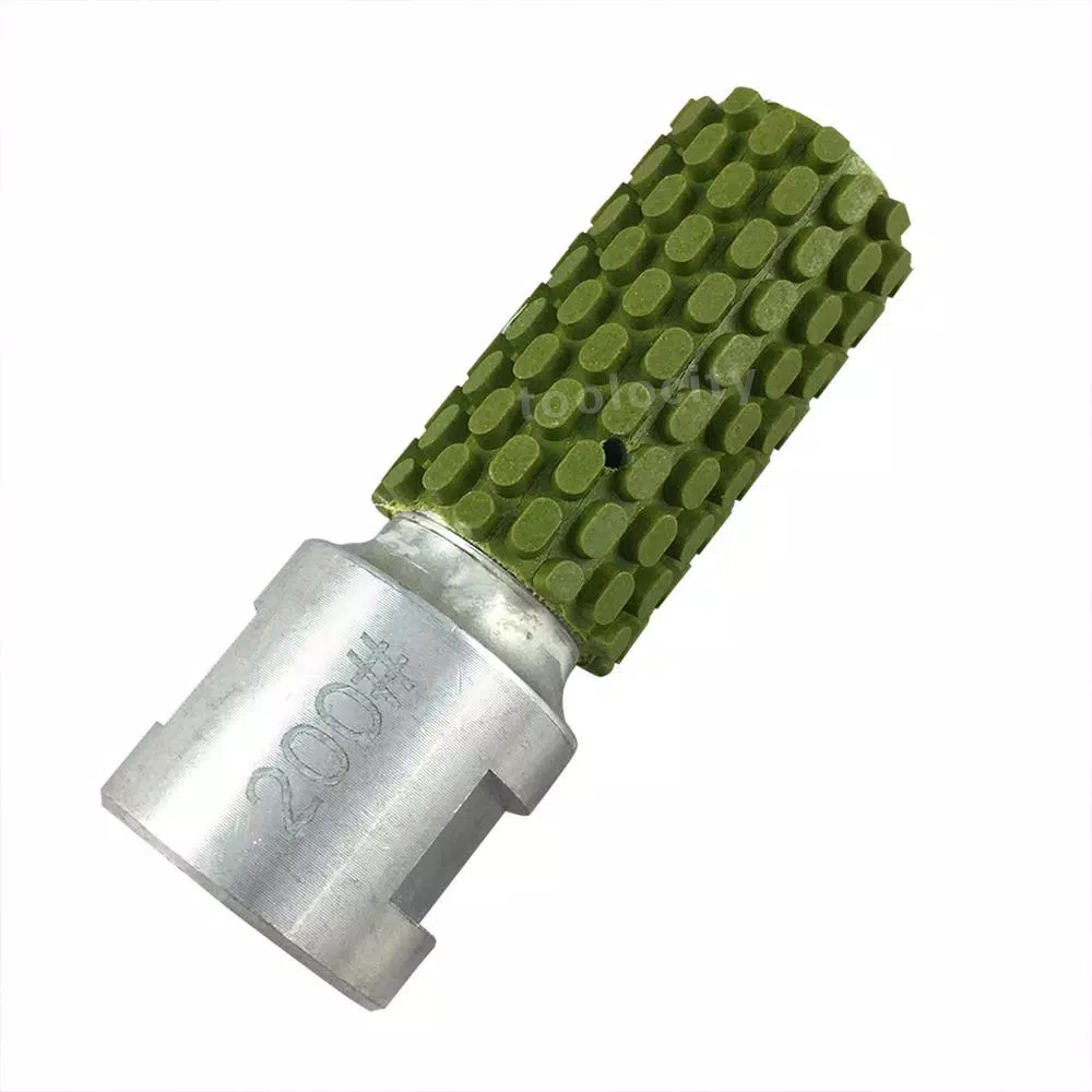 Toolocity 1 in. Wet Diamond Polishing Drum Wheel, 200-Grit, 5/8-11 Thread