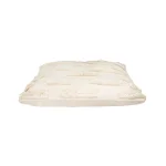 3R Studios White Embroidered Cotton Throw Pillow with Fringed Edges, 20 in. x 20 in. thumbnail 5