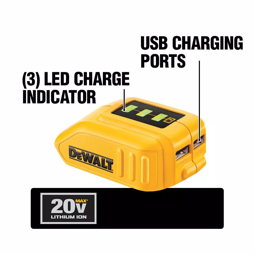 DEWALT DCB090 12V/20V Max USB Power Source