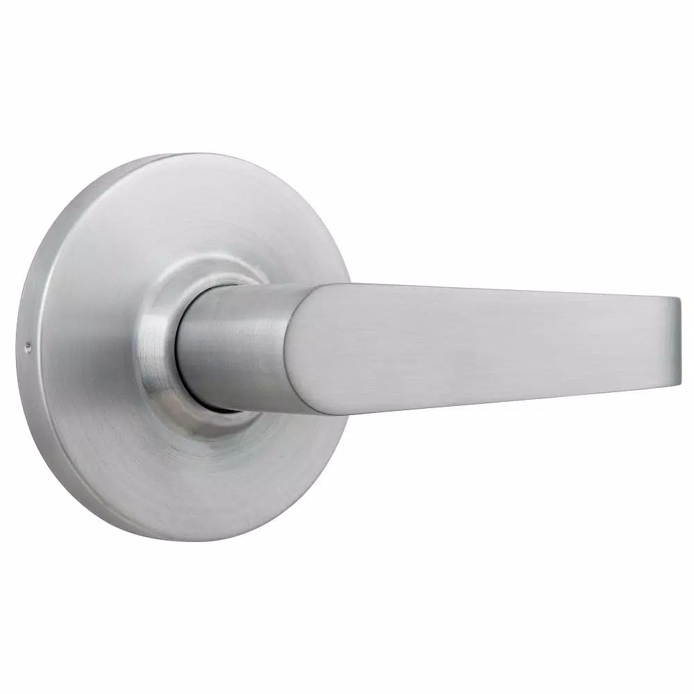 Universal Hardware Heavy Duty Classroom Keyed Entry Door Lever, Satin Chrome, 2-3/4 in. Backset